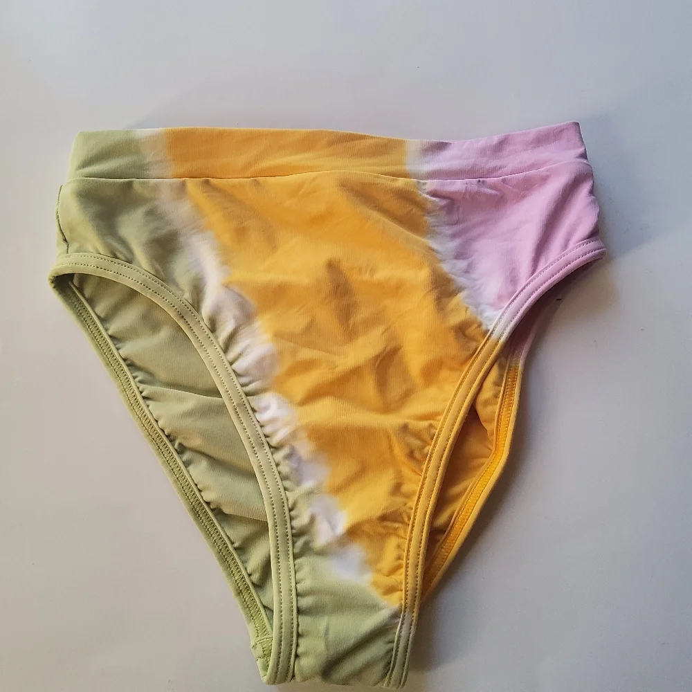 NWT L*Space Frenchi High Waist Tie Dye Bikini Bottom - XS​